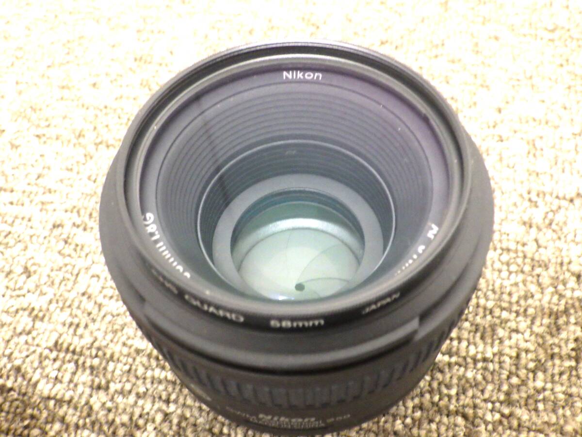 [ free shipping ]Sh0514-020 perhaps unused Nikon Nikon AF-S NIKKOR LENS 50.f/1.8G Nikon F mount CPU internal organs G type AF-S lens 