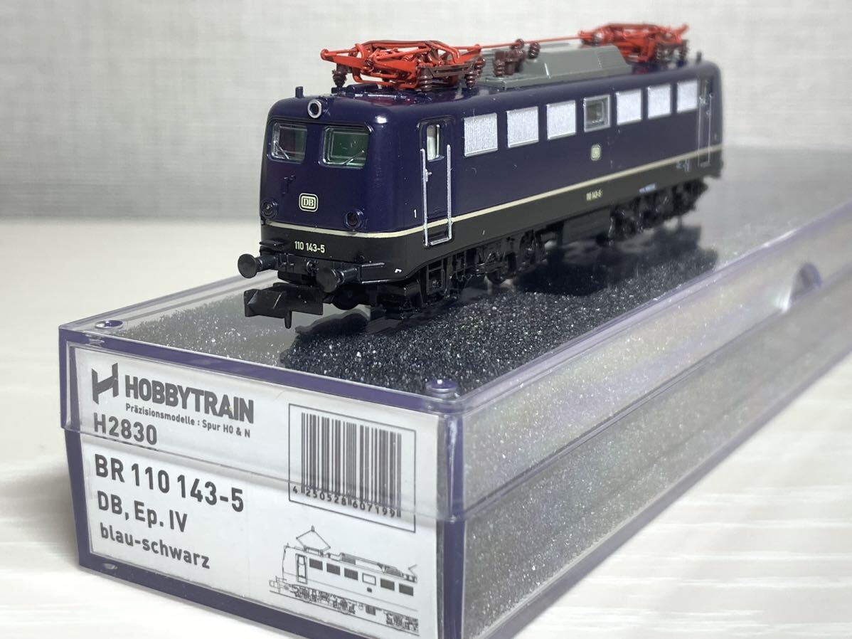 ホビートレイン　H2830 BR110形電気機関車 DB EpIV ブルー　②　HOBBYTRAIN オリエント　KATO_画像1