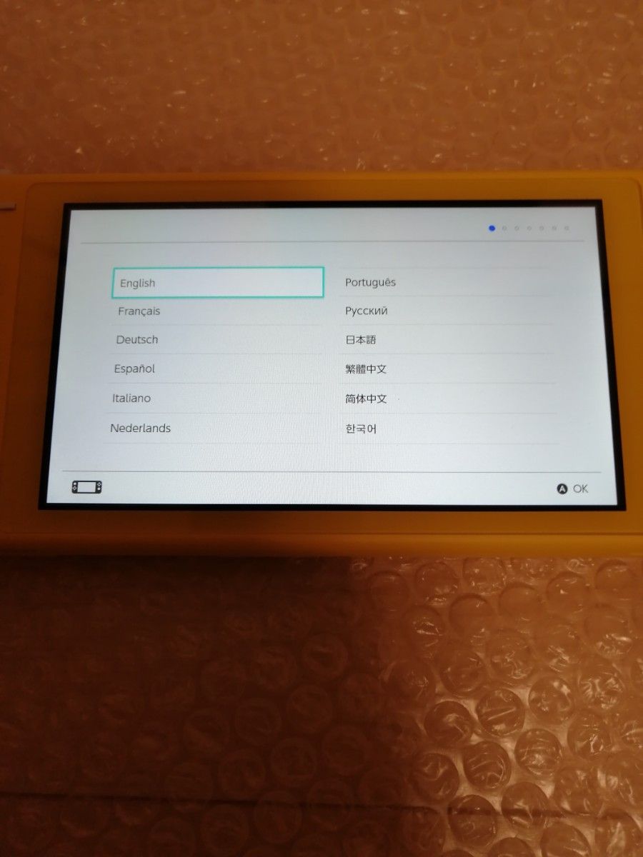 美品　Nintendo Switch Lite イエロー