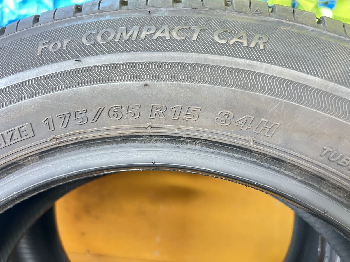 【バリ山サマータイヤ ECOPIA 175/65R15】 ブリヂストン 2021年製 ECOPIA エコピア NH100C 超バリ山 状態良好品 4本 セット_画像3