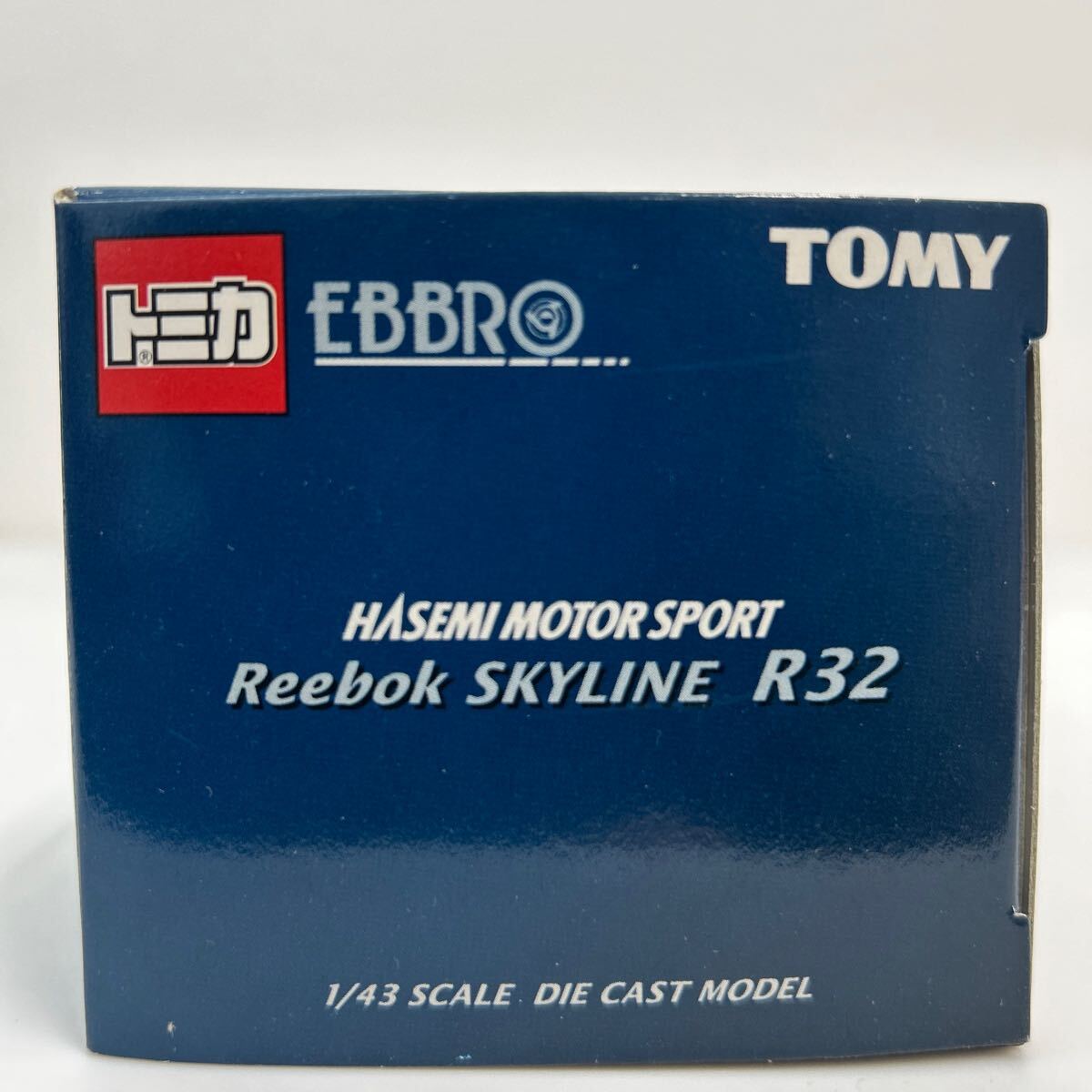 TOMY EBBRO 1/43 Reebok NISSAN SKYLINE GT-R #1 トミカ エブロ 日産 スカイライン R32 リーボック 長谷見昌弘 HASEMI ミニカー Gr.A 1990_画像8
