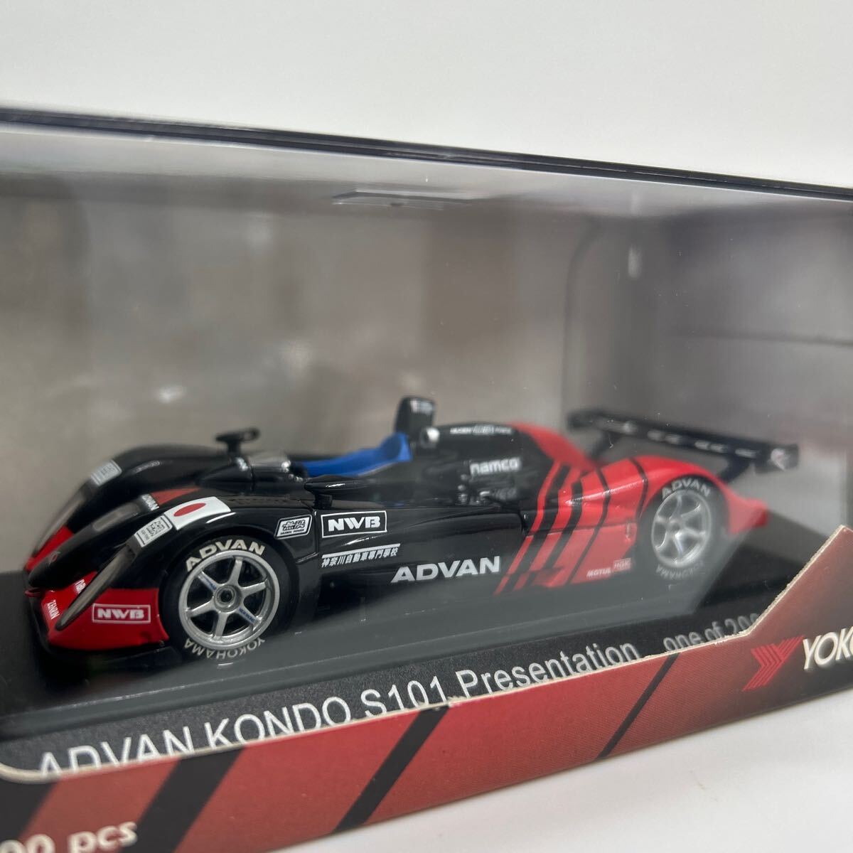 限定車 EBBRO ADVAN Le Mans 2003 1/43 KONDO RACING S101 Presentation DOME MUGEN 童夢 無限 近藤真彦 ルマン 24時間レース ミニカー_画像3