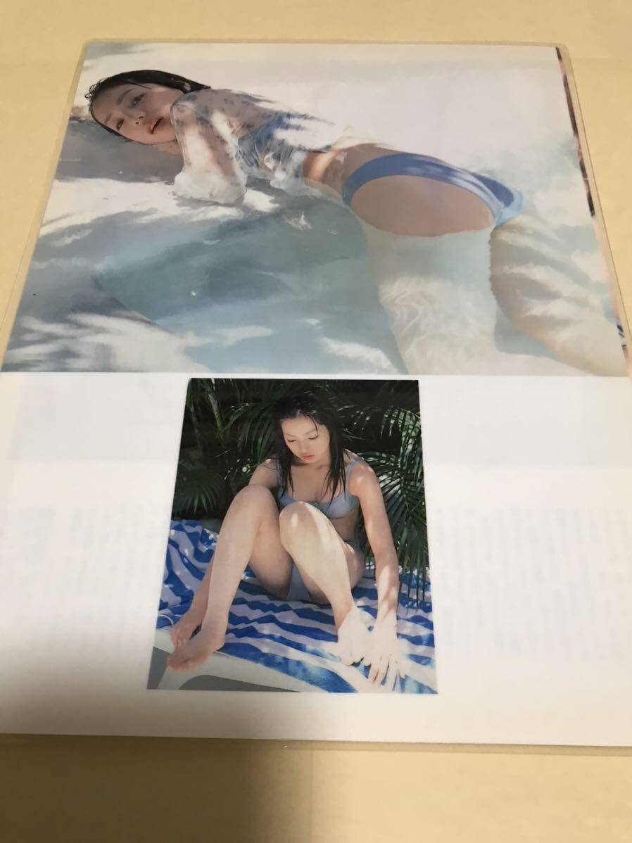 ★厚手ラミネート加工 150μ 切り抜き★松居彩 6ページ 水着 A4変_画像3