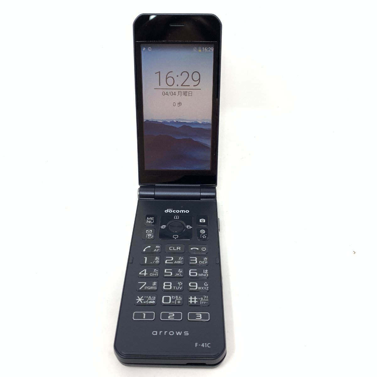 【未使用品】arrows ケータイ ベーシック F-41C ネイビー docomo 携帯電話_画像1