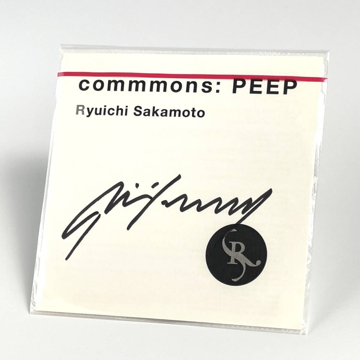 ★未開封★ 坂本龍一さん 直筆サイン入り 数量限定CD『commmons peep』 コモンズ Unopened Ryuichi Sakamoto_画像1