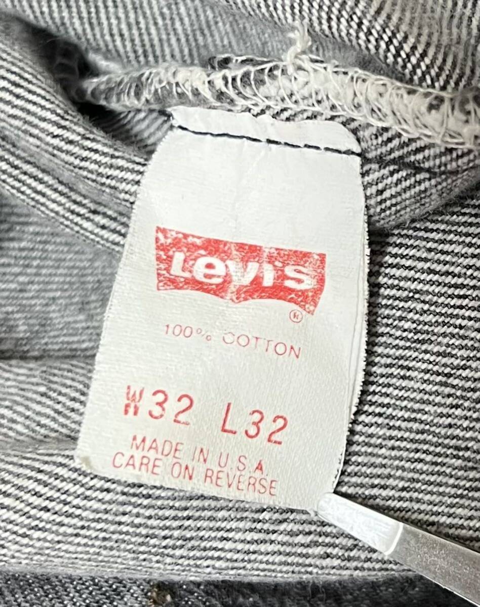 80's 米国製Levi's リーバイス501 先染め ブラック ヴィンテージ 501-0658 ジーンズ ブラックデニム ビンテージ デニムパンツ