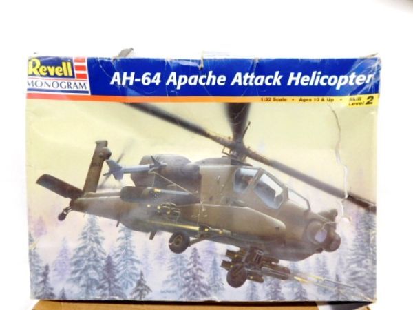 M717★AH-64 Apache Attack elicopet Revell MONOGRAM プラモデル 美品★送料1020円〜の画像2