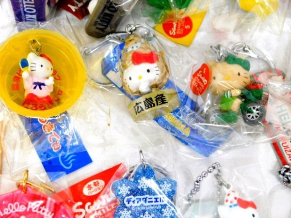 M913*. present ground Hello Kitty - key holder approximately 30 point Hiroshima Hakata ramen winter Hiroshima light .. Fukuoka Nagoya Ooita limited goods unused goods * postage 590 jpy ~