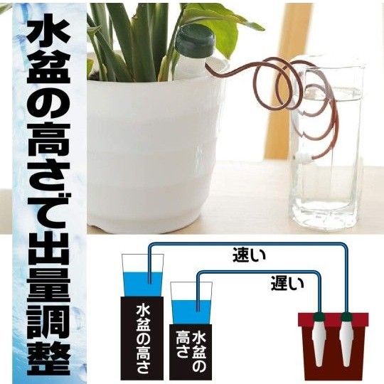 自動水やり 水遣り 鉢植え 自動給水器 観葉植物 盆栽 植物 園芸 水やり 散水 (20個セット)