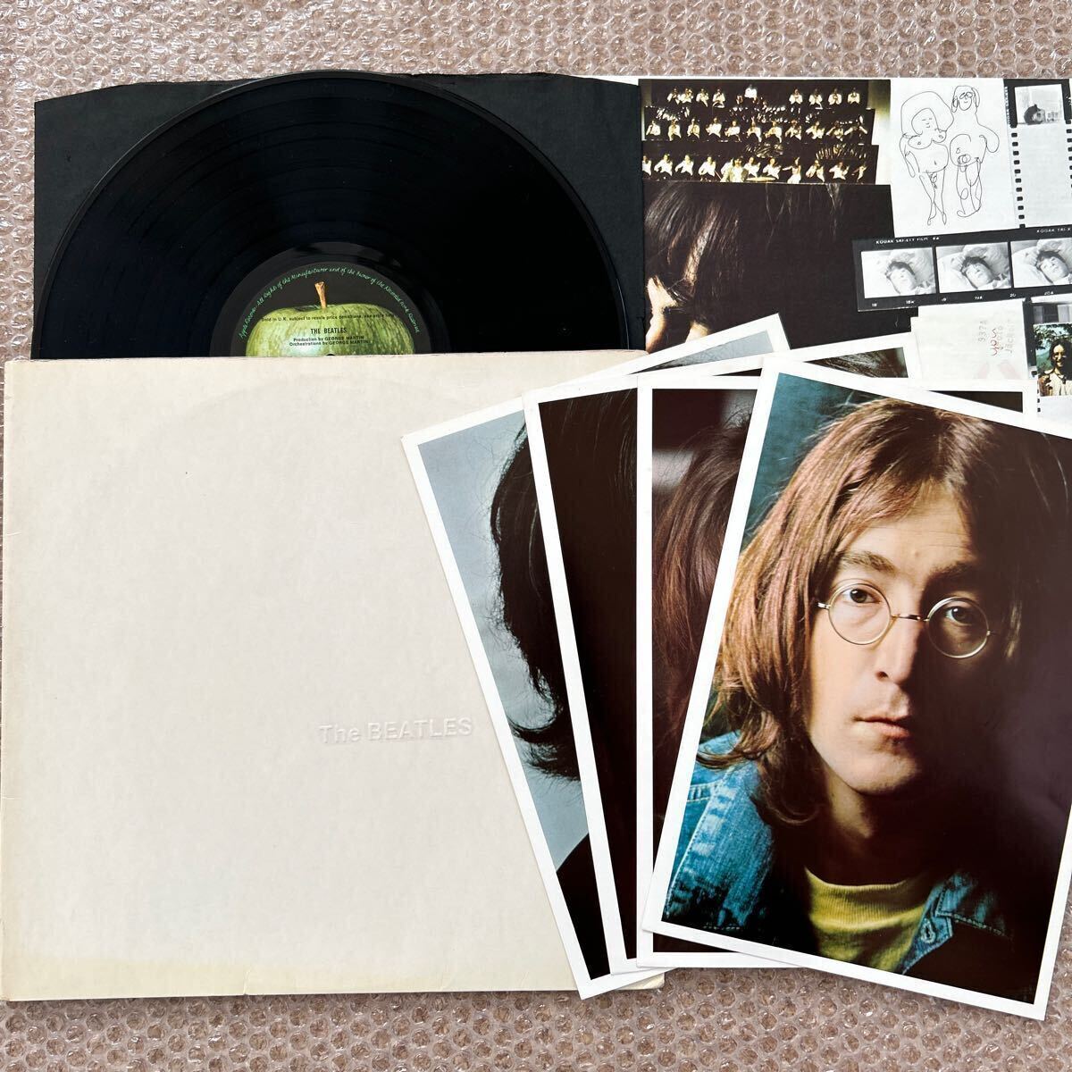 [ все EMI нет ]UK Original монофонический первый раз APPLE PMC 7067-8 NO EMI 0062146 White Album / The Beatles MAT: 1/1/1/1+ закончившийся товар оригинал запись 