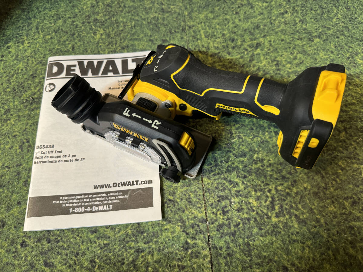  подержанный товар 　DEWALT　DCS438B ... Cut Off Tool ...  линия ...