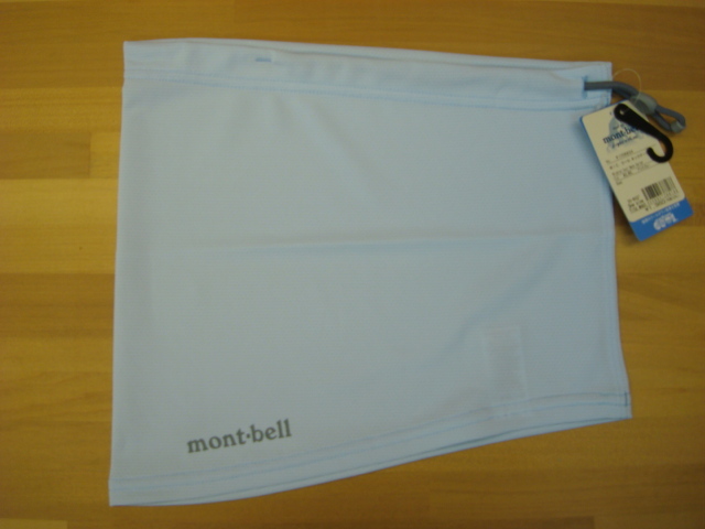 新品mont-bell(モンベル) WIC.クール ネックゲーター アリスブルー(ALBL) フリーサイズ（最大周囲59cm）_画像1