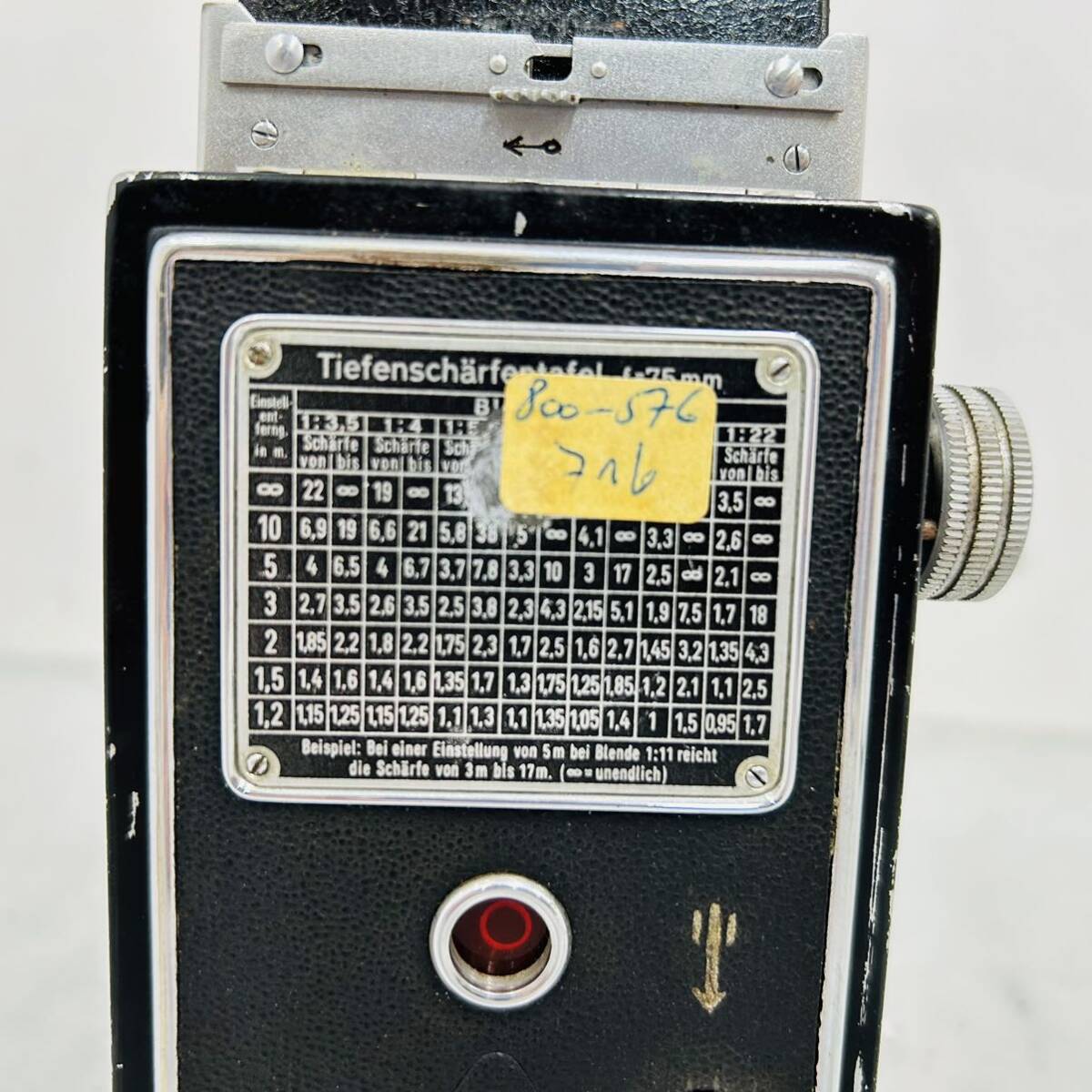 4SC202 Reflekta Ⅱ 二眼レフカメラ Meritar 1:3.5 75mm フィルムカメラ カメラ 中古 現状品 動作未確認の画像5