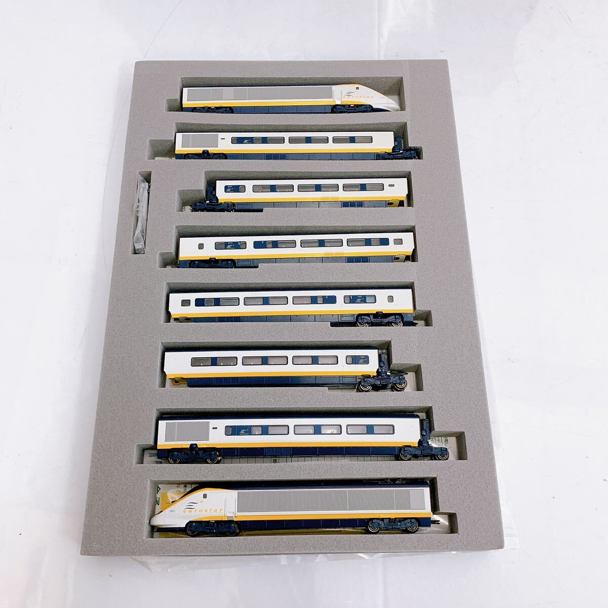 4SB084【美品】 KATO Nゲージ 10-327 ユーロスター 基本セット 8両 鉄道模型 中古 現状品の画像5