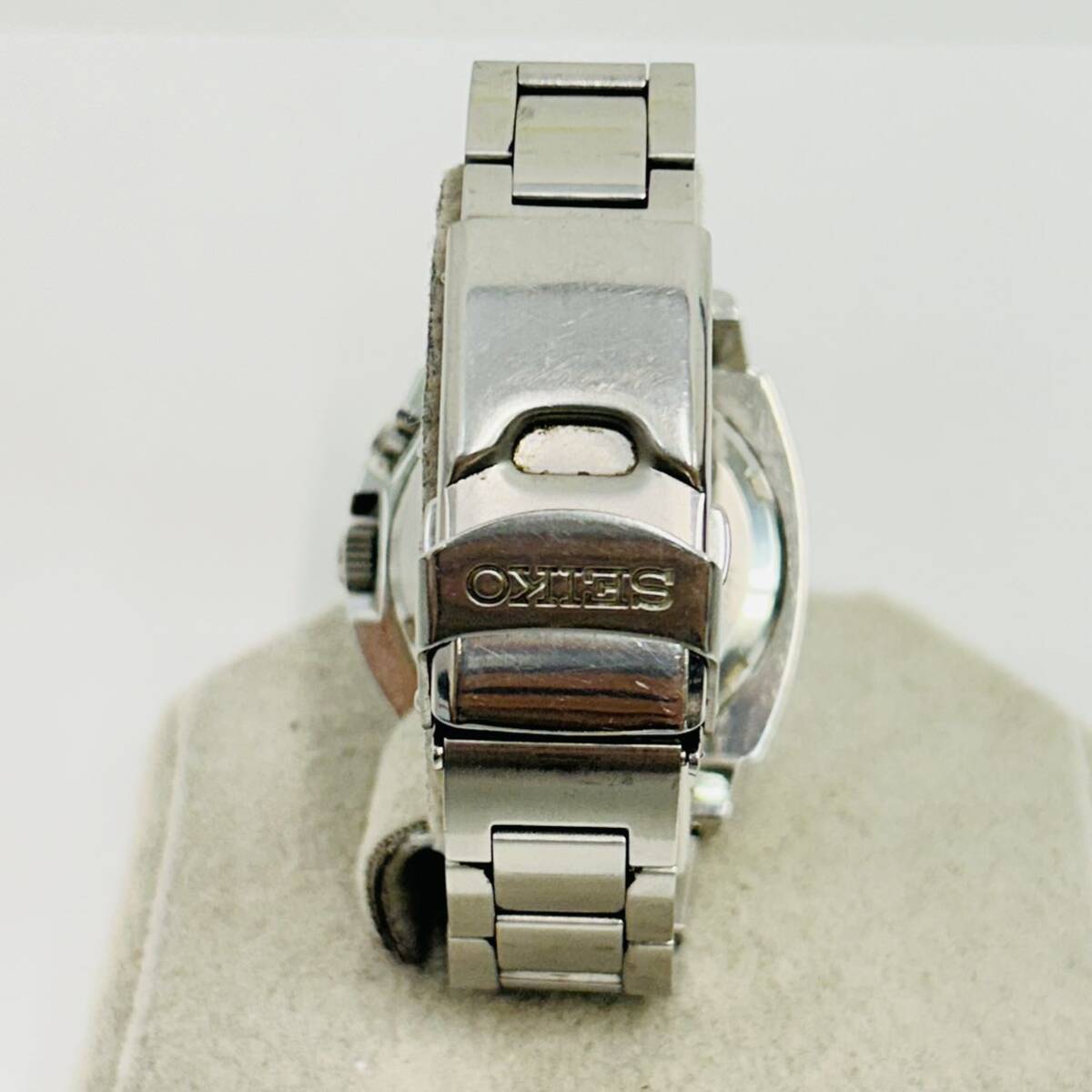 4SC246 SEIKO セイコー AGS 腕時計 S 5M42-0E50 シルバー文字盤 自動巻き 時計 メンズ 中古 現状品 動作未確認の画像4