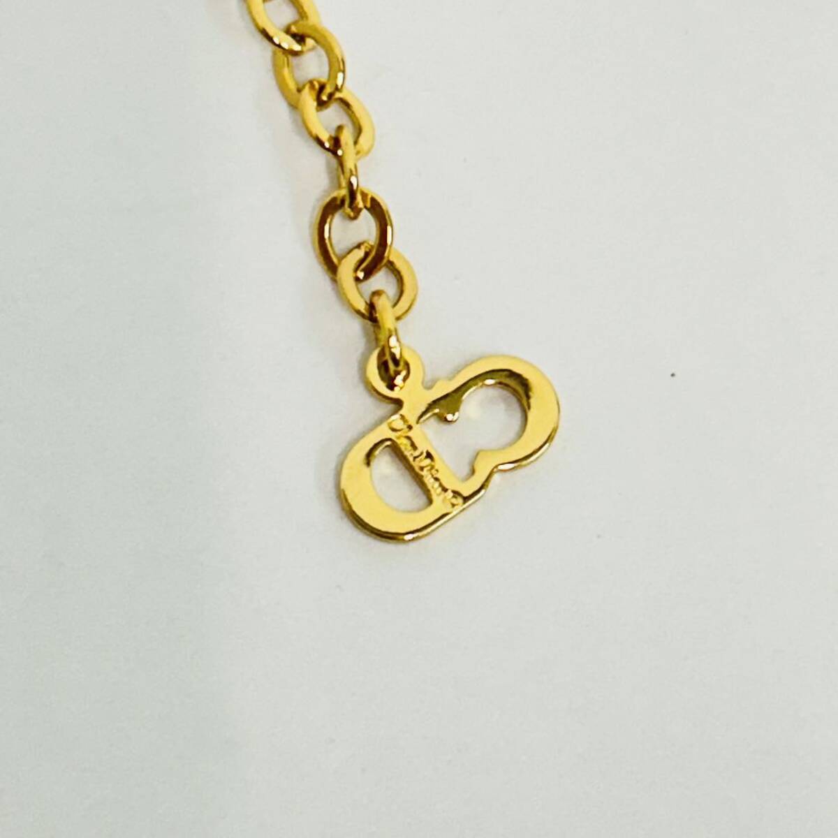 4SC255 【美品】Christian Dior ディオール ネックレス GP ロゴ アクセサリー 中古 現状品 動作未確認の画像8