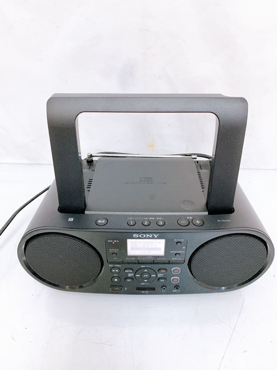 4SA052 SONY Sony ZS-RS81BT CD radio electrification ok used present condition goods 