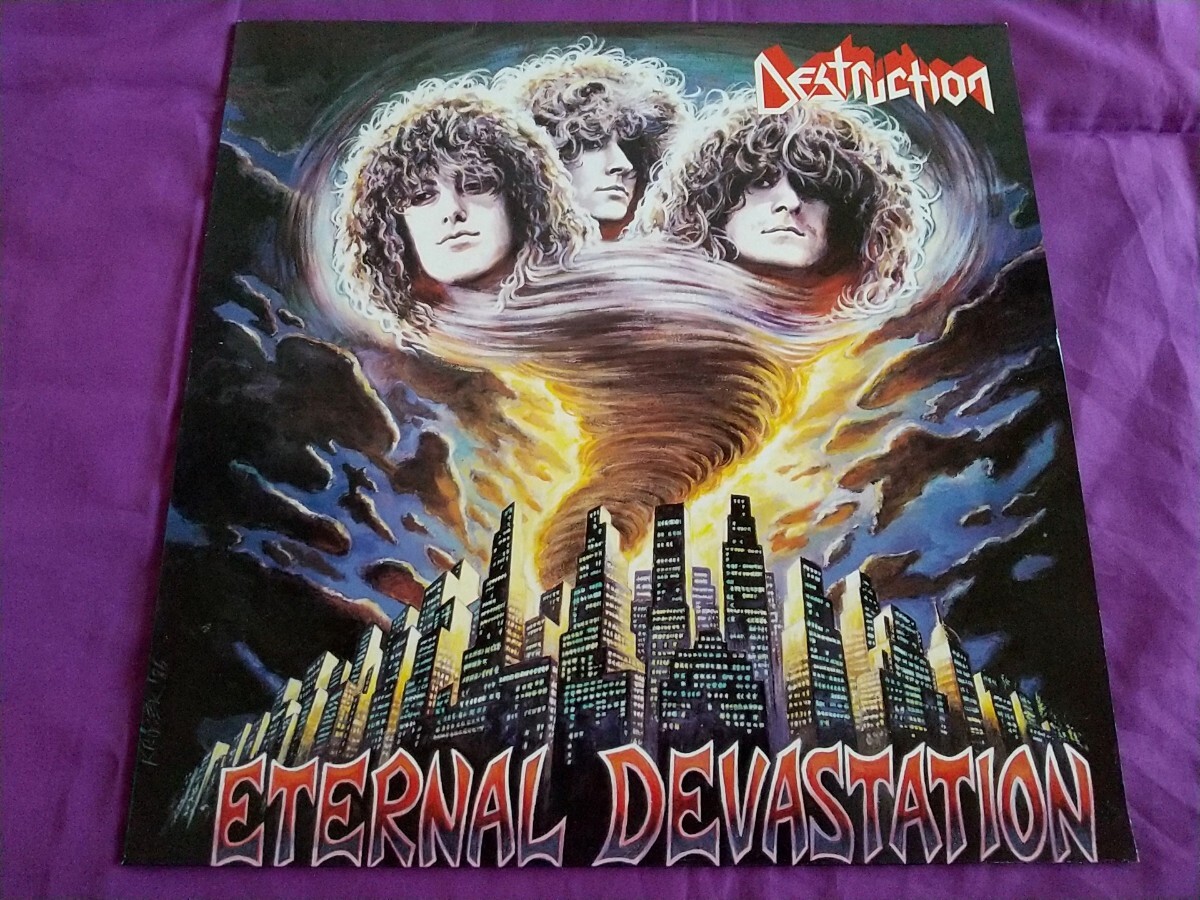 【Thrash Metal】DESTRUCTION - Eternal Devastation（'86）独Steam Hammerオリジナル盤 ジャーマンスラッシュメタル金字塔 Sodom Kreatorの画像1