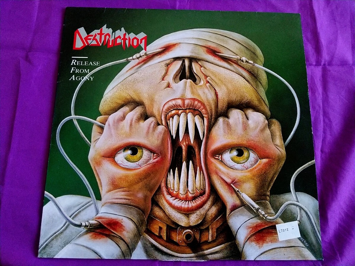 【Thrash Metal】DESTRUCTION - Release From Agony（'87）独Steam Hammerオリジナル盤 ジャーマンスラッシュメタル人気作 の画像1