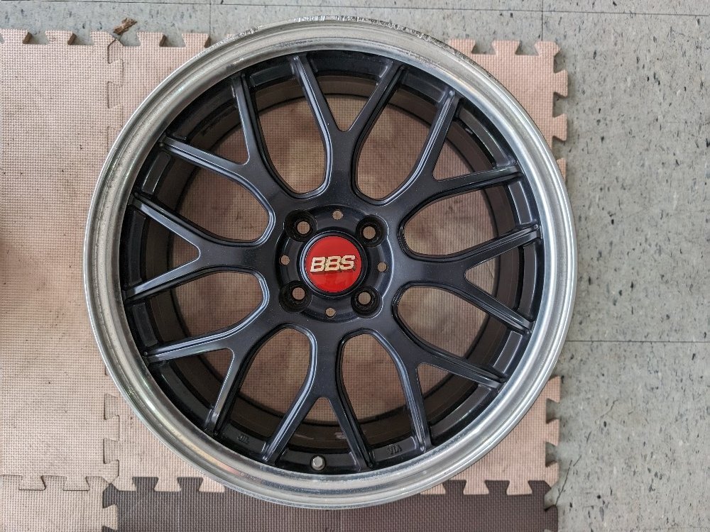 中古　BBS風アルミホイール　17×7.0J 100-4H +42　ハブ径約73mm（実測）　4本セット　愛車のドレスアップにオススメ!!_画像5