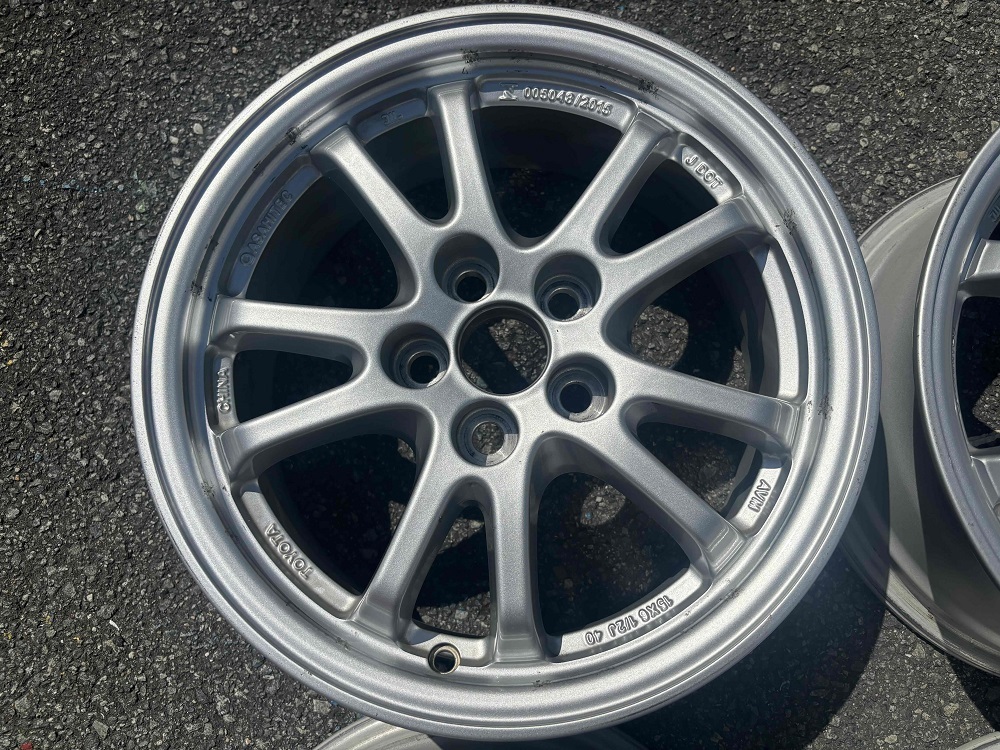 【中古品】【4本セット】トヨタ　プリウス純正アルミホイール(2)　15×6.5j 100-5H+40_画像5