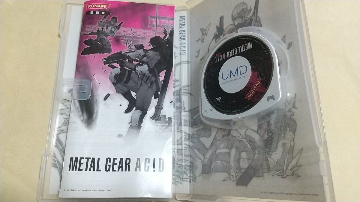 METAL GEAR ACID メタルギア アシッド PSP プレイステーションポータブル 動作品 まとめ割あり