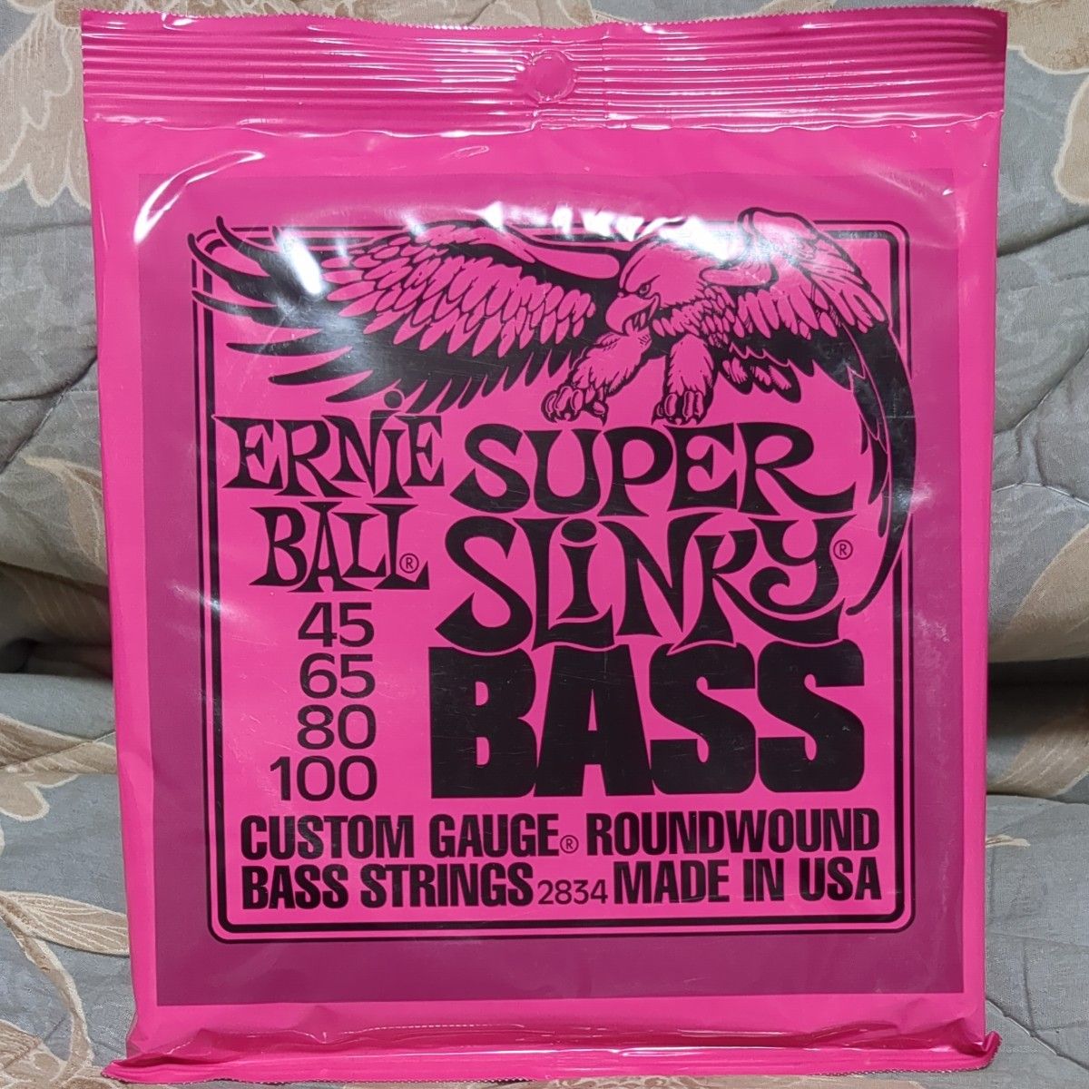 2834 アーニーボール ERNIE BALL ベース 弦 未開封 SUPER SLINKY BASS 　45/65/80/100