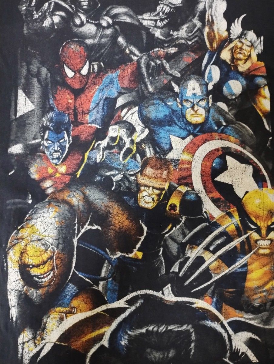 激レア　MARVELマーベル　ヴィンテージTシャツ　ビンテージ　アメコミTシャツ　US古着　アベンジャーズ