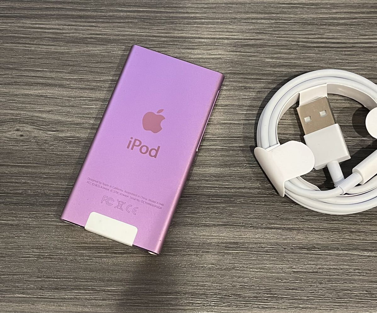 iPod nano 第7世代 16GB パープルMD479J 送料無料　Appleアイポッドナノ _画像3