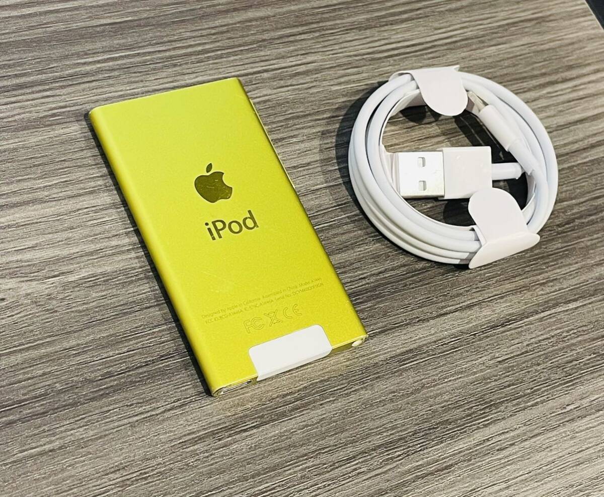 iPod nano 第7世代　16GB イエローMD476J 送料無料　Appleアイポッドナノ 