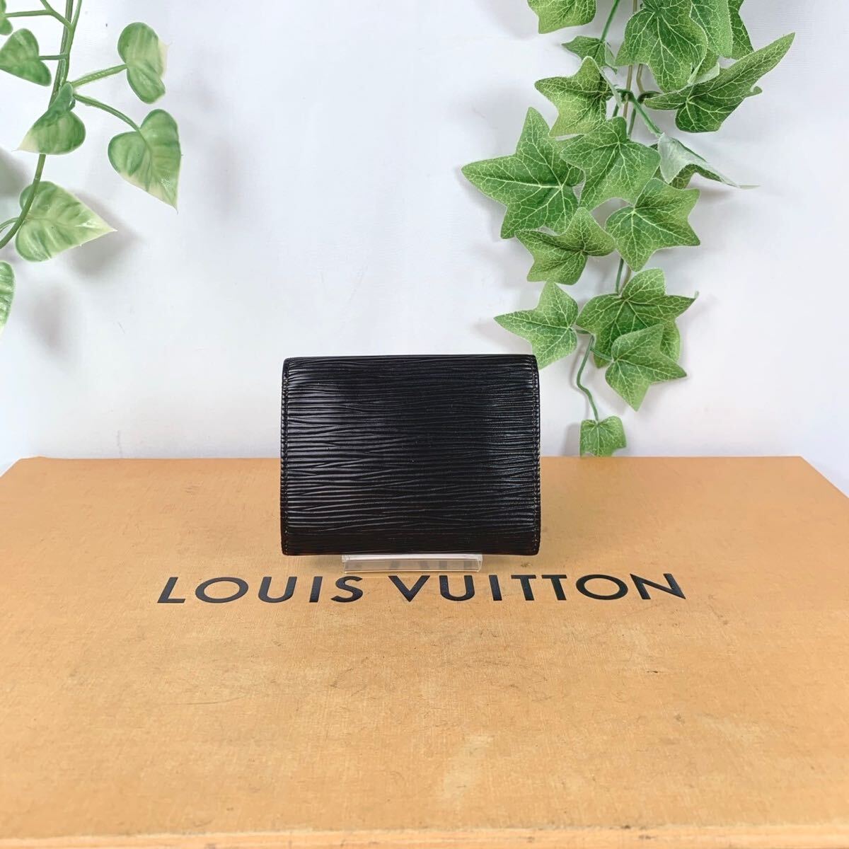 1円 ルイヴィトン LOUIS VUITTON エピ 小銭入れ コインケース サーンプル コンパクト シリアルナンバーCA0957男女兼用の画像2