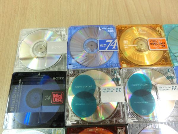 使用済■ジャンク MD ミニディスク mini Disk SONY Victor TDK AXIA maxell 他 80/74min 山売り まとめ 200枚セット■2_画像5