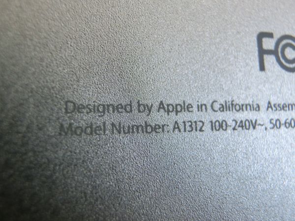 通電確認済●Apple アップル iMac アイマック A1312 デスクトップPC デスクトップパソコン 本体のみ●13_画像3