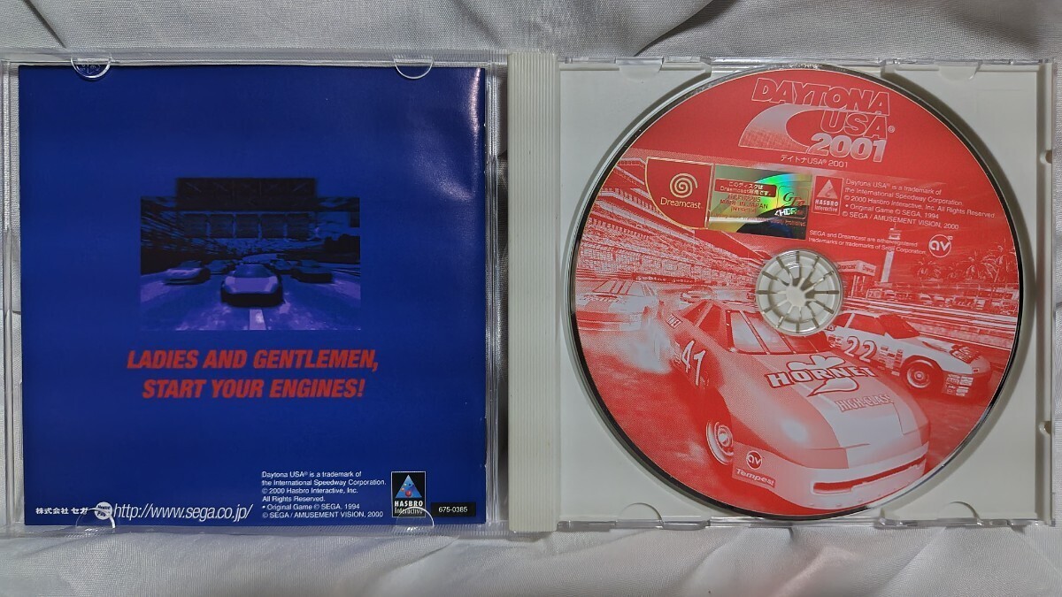  re-exhibition Dreamcast game soft Daytona USA 2001 Ferrari F355 Challenge 2 pcs set breaking the seal settled present condition exhibition free shipping 