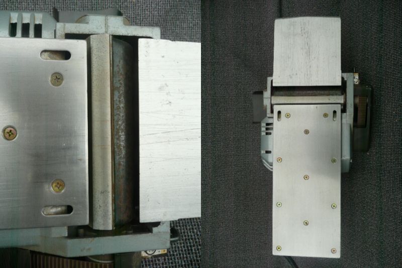 日立　電気かんな　F-40B　動作確認済み　used_底面前部は切削に伴う擦り傷多数