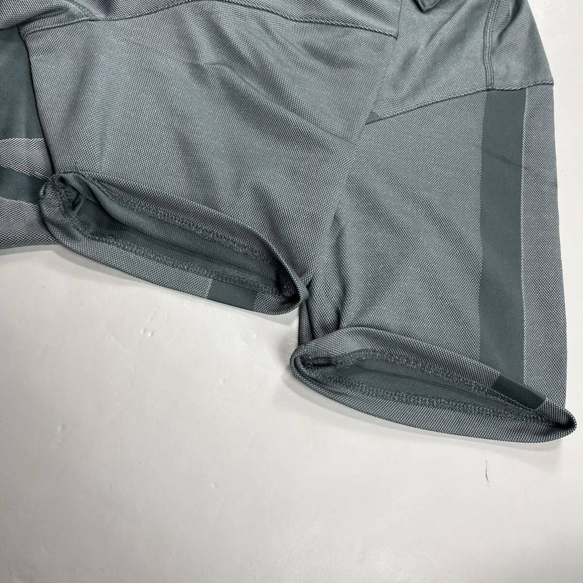 NIKE ナイキ 半袖ポロシャツ スポーツウェア ドライフィット メッシュ 吸湿速乾 グレー M_画像5
