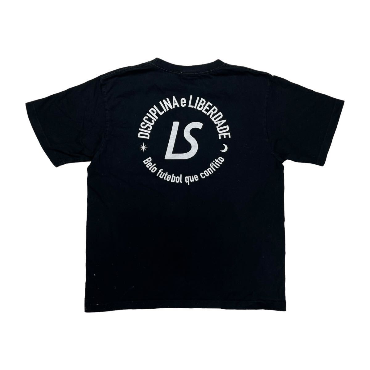LUZeSOMBRA ルースイソンブラ フットボール サッカー 半袖 Tシャツ ロゴプリント ブラック Mの画像2