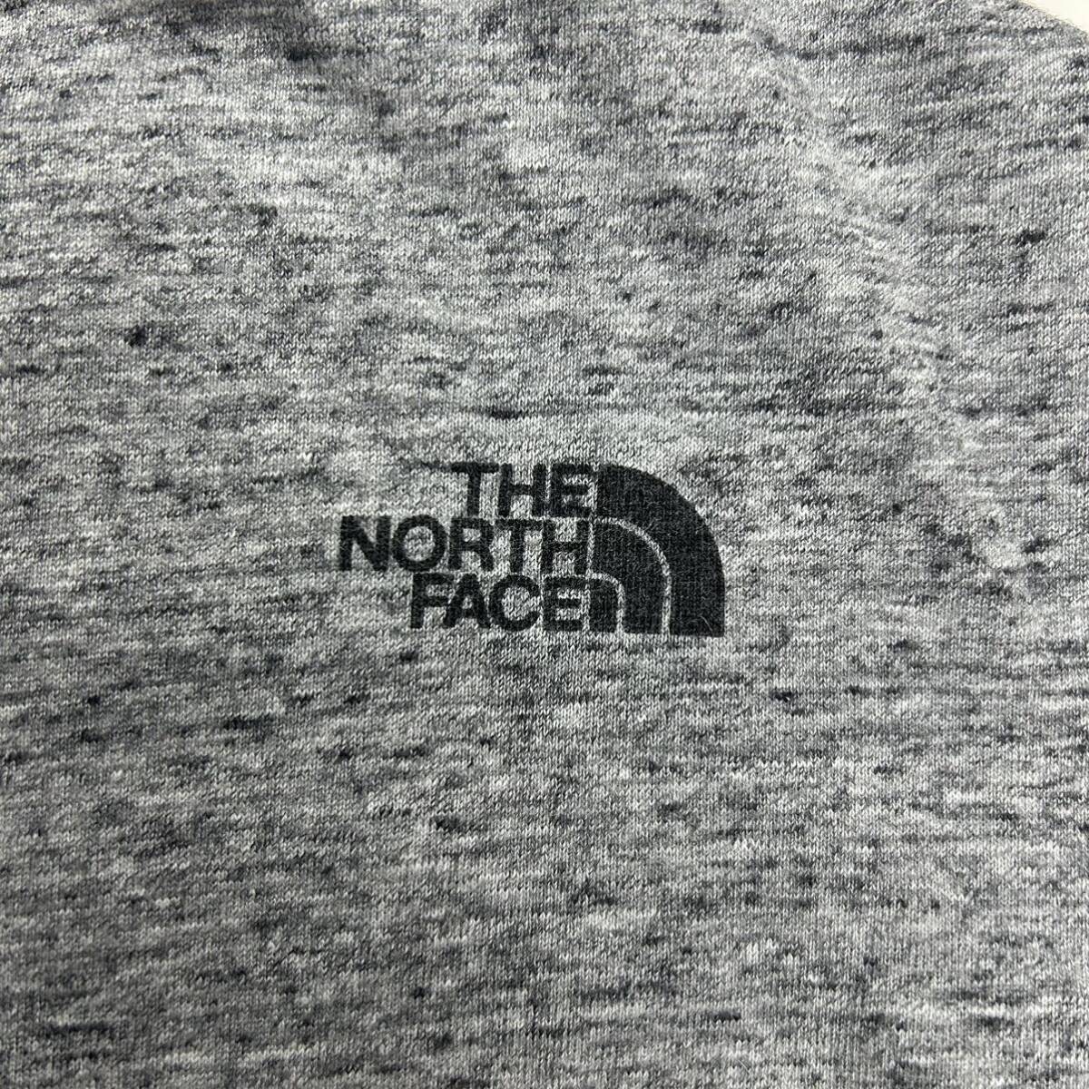 THE NORTH FACE ザノースフェイス 半袖ロゴTシャツ カットソー S グレー アウトドア 両面プリント レディース_画像8