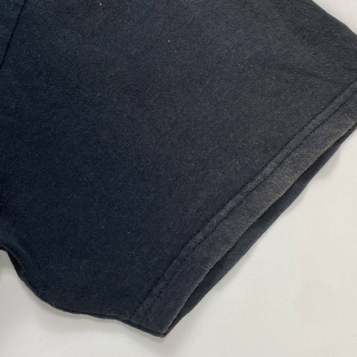 00s NIKE ナイキ ロゴ プリント 半袖 Tシャツ フェード ブラック XL y2k_画像7
