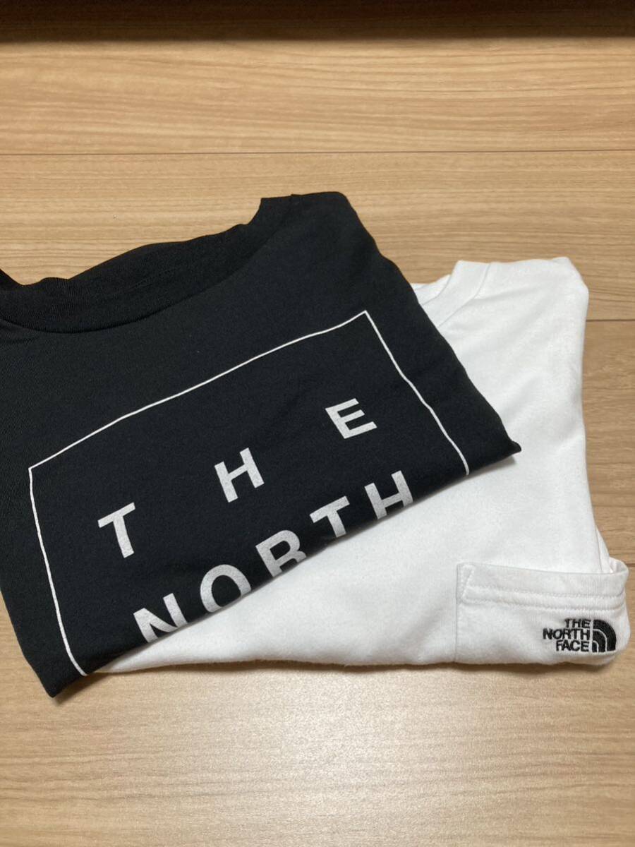 【送料無料】ノースフェイス Tシャツ 2枚セット Lサイズ　ブラック・ホワイト