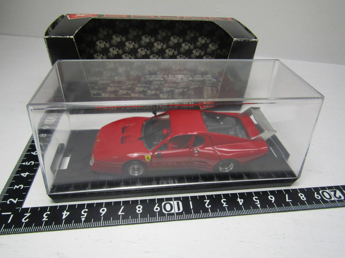 Ferrari 1/43 フェラーリ 512 BB LM Le Mans 1980 ロードカー 深リムF40 ルマン Brumm製 Made in Italy ピニンファリーナ PININFARINA_画像8