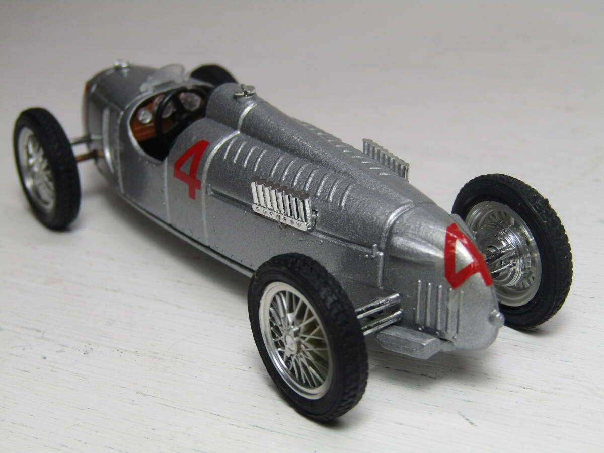 Auto Union 1/43 アウトウニオン ヴァーゲン 1936 Tipo C BRUMM ブルム ホルヒ アウディ ヴァンダラー DKW Made in Italy イタリア製 当時_画像8