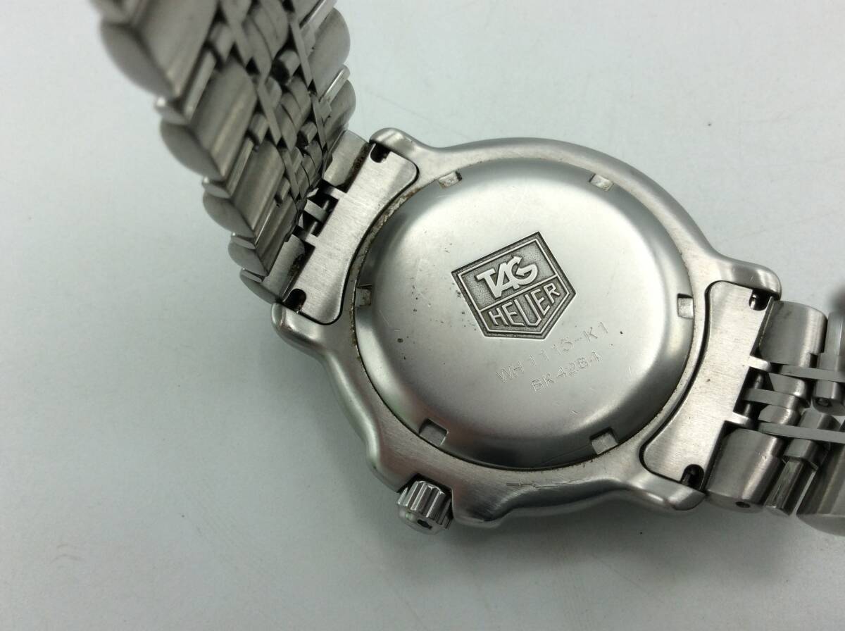 G101*[QZ/ battery replaced ]TAGHEUER TAG Heuer PROFESSIONAL Professional 200 WH1115-K1 quarts collection wristwatch present condition goods *