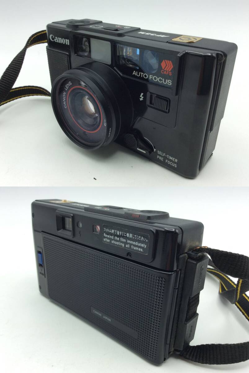 S28♪【動作/精度未確認】Canon キヤノン コンパクトフィルムカメラ AF35M 38mm 1：2.8 / Kenko ケンコー mc 48mm 現状品 ジャンク品 ♪_画像6
