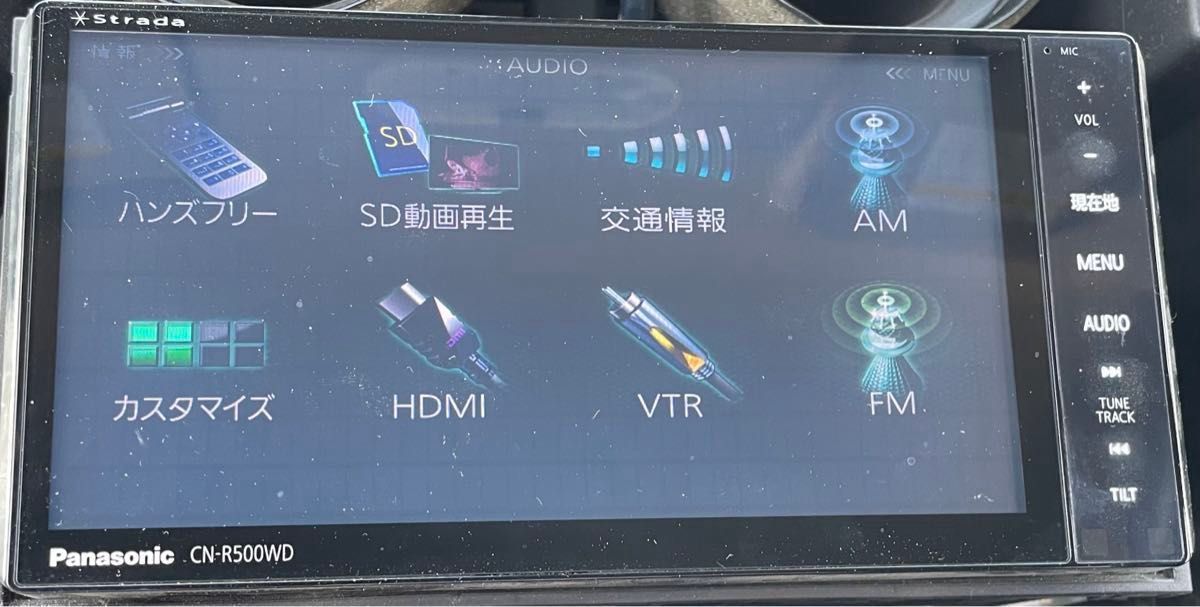 Panasonic ストラーダ CN-R500WD フルセグ TV 連動ETC ET909KDZ Panasonic ストラーダ CN-R500WD フルセグ TV 連動ETC ET909KDZ