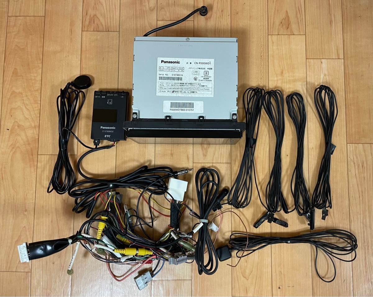Panasonic ストラーダ CN-R500WD フルセグ TV 連動ETC ET909KDZ Panasonic ストラーダ CN-R500WD フルセグ TV 連動ETC ET909KDZ