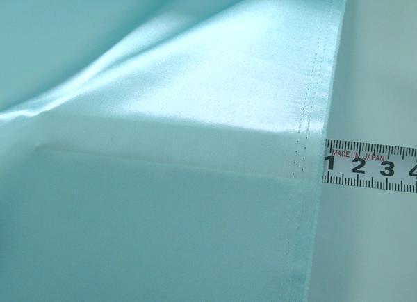  сейчас только снижение цены! цветное платье конструкция .* aqua blue цвет. глянец атлас ткань (10m)