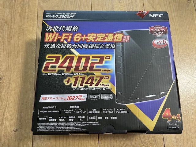 ◆NEC Wi-Fiホームルータ Aterm WX3600HP◆_画像3