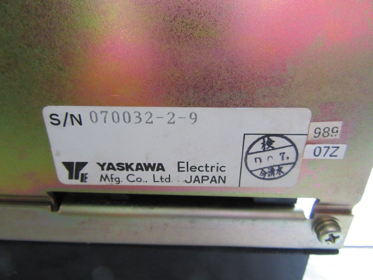 TB240042 【未使用】　検品済み　サーボパック SERVOPACK　安川電機 YASKAWA ELECTRIC　CACR-SR 05SB1AF_画像7