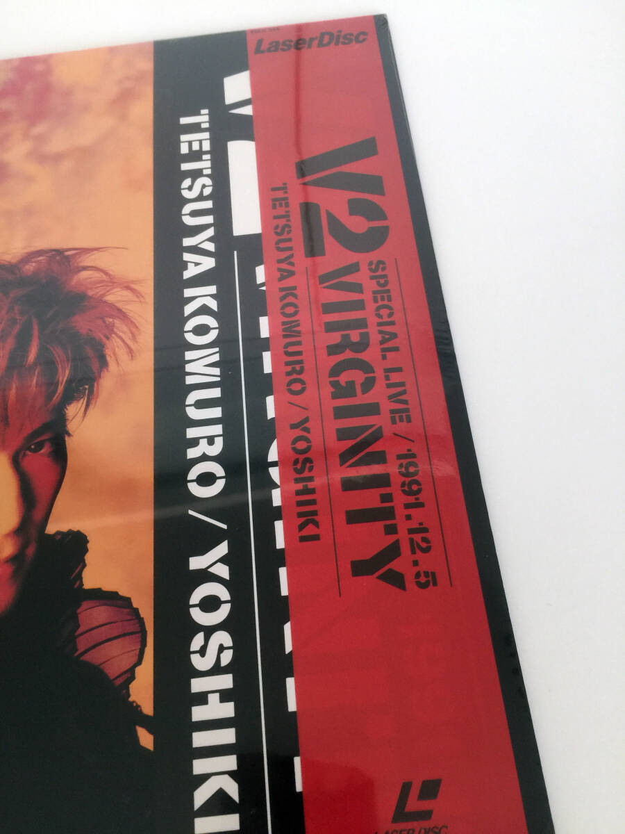 即決 未開封新品 LD V2 Yoshiki 小室哲哉 Special Live Virginity 1991.12.5 レーザーディスク Lader Disc 当時もの Tetsuya Komuro V1 の画像2